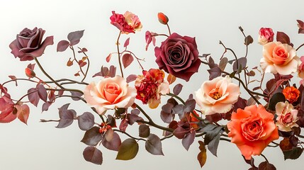 Elegant Minimalist Floral Arrangement in High-Resolution Close-Up