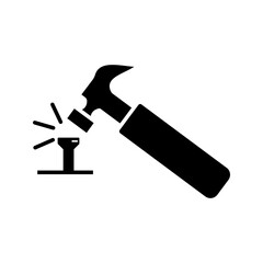 metal nail icon set, scratch resistance icon vector illustration on white background