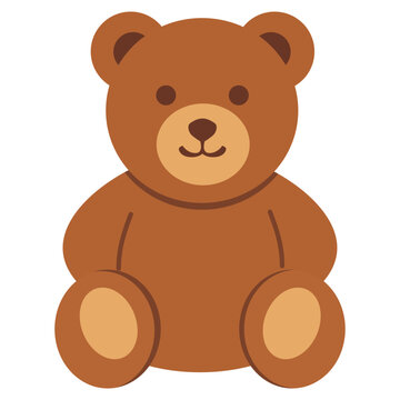 Naklejki Adorable Teddy Bear Toy for Kids