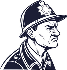 vector illustration of a pirate captain