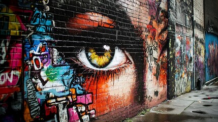 Experience the allure of the city's hidden graffiti gems around every corner.