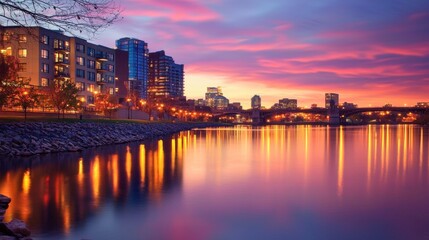Obraz premium Minneapolis is a vibrant city located in the state of Minnesota.