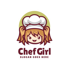Chef Girl Mascot Character Design