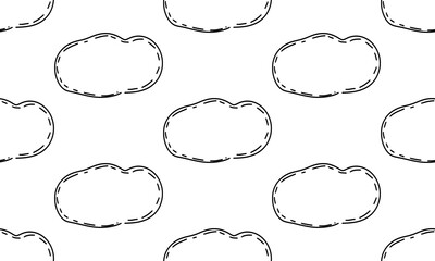 hand drawn fabric pattern