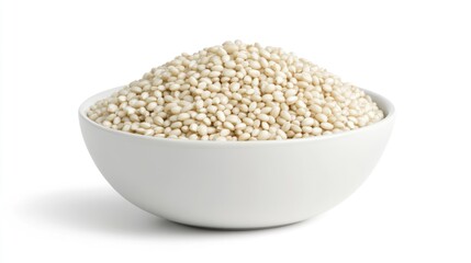 Fototapeta premium A Bowl of Pearl Barley Grains