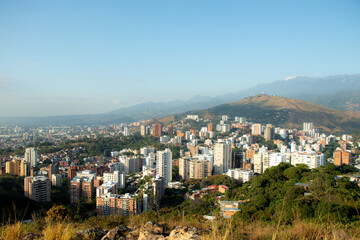 Panoramic View of Cali, Colombia from the Hills