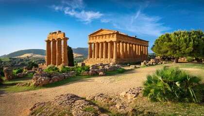 Obraz premium valley of the temples sicily