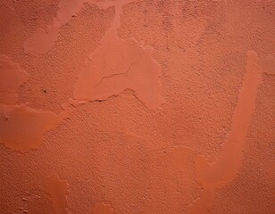 terracotta painted stucco wall background texture