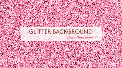 Abstract pink rose gold glitter lights background. de-focused. Pink glitter texture sparkling shiny wrapping paper texture suitable for festive celebrations or girly themed designs background