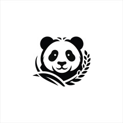 Adorable Panda – Wildlife Animal Illustration and Nature Icon