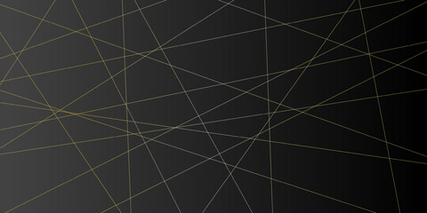 intersecting golden lines arranged in an abstract, crisscross geometric pattern over a clean black background the lines for a soft metallic effect