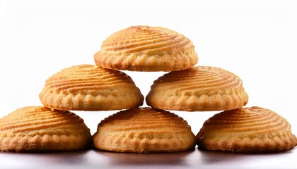 stacked butter biscuits