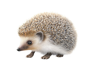 Fototapeta premium Whimsical Hedge Walking in a Dreamy Pastel World Perfect for Baby Nursery Designs and Soft Adorable Decor