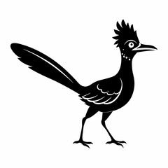 Elegant Roadrunner Silhouette Design