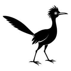 Elegant Roadrunner Silhouette Design
