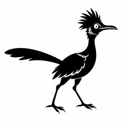 Elegant Roadrunner Silhouette Design