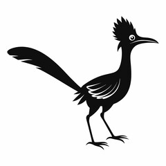 Elegant Roadrunner Silhouette Design