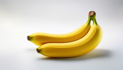 banana sweet fruit bottomless white background