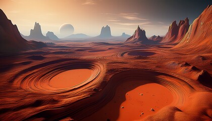 artificial martian terrain