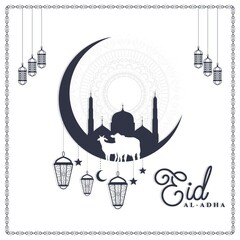 Elegant and Abstract Post Of Eid