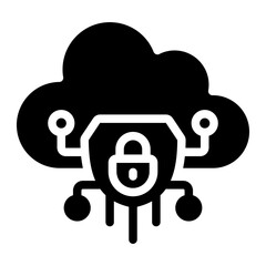 cloud security icon