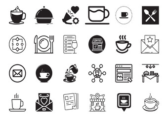 Drinking Coffee, Daily Routine, Invitation to Hang Out – Vector Set for Social Media, Marketing & Cafe editable vector