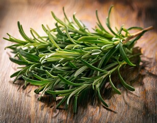 Fototapeta premium some fresh rosemary close up shot