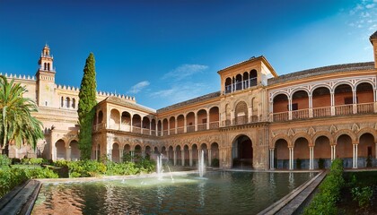 Fototapeta premium alcazar in seville spain