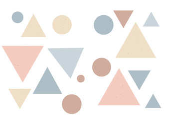 Flat Color Vector Business Card Background Designs in Minimal Abstract Style