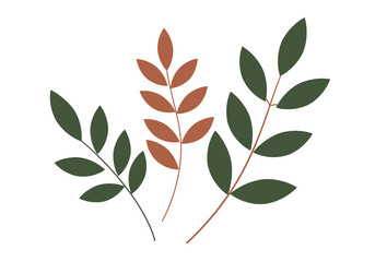 Flat Color Vector Business Card Background Designs in Minimal Abstract Style