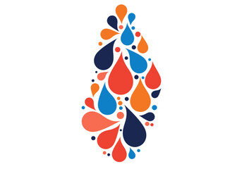 Flat Color Vector Business Card Background Designs in Minimal Abstract Style