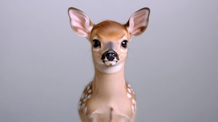 Fawn portrait, sweet and innocent