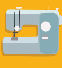  sewing machine.Sewing machine vector illustration