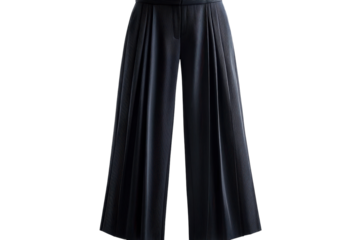 Stylish wide leg zebra print pants elegant dark navy blue velvet perfect for a night out or special