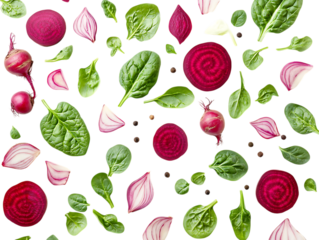 Vibrant Spinach Beet Vegetables on Plant