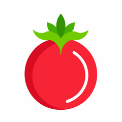 Pomegranate  icon on white background