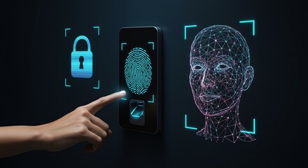 Cyber Security with Fingerprint and Facial Recognition