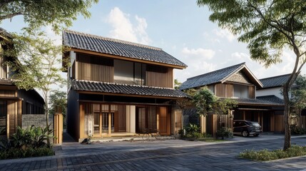 Modern Japanese-style homes