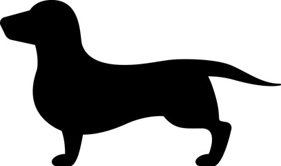 Puppy and dog silhouette, icon, shape, design