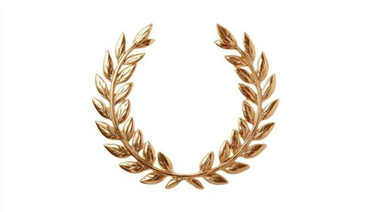Gold laurel wreath
