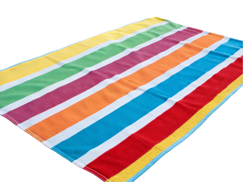 colorful fabric samples isolated on transparent background