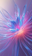 A vibrant flower with striking colors, a work of art