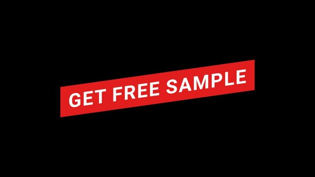 Get free sample Red Banner Animation