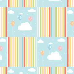 baby check pattern whit gingham plaid design