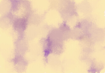 Soft Pastel Tie Dye Background in Lilac and Yellow Tones