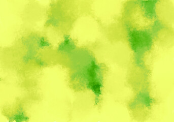 Abstract Yellow Green Tie Dye Background