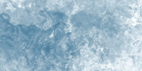 Blue pigment watercolor texture with cloudy background and brush expressions

