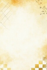 Obraz premium Vintage, faded, textured, parchment-like background with subtle floral and geometric patterns