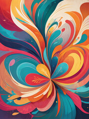 Abstract Seamless Pattern With Waves