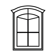 Windoor Line Art Vector